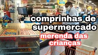 COMPRA NO SUPERMERCADO   MERENDA DAS CRIANÇAS