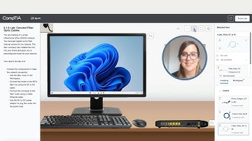 CompTIA A+ Lab 6.1.6 Connect Fiber Optic Cables