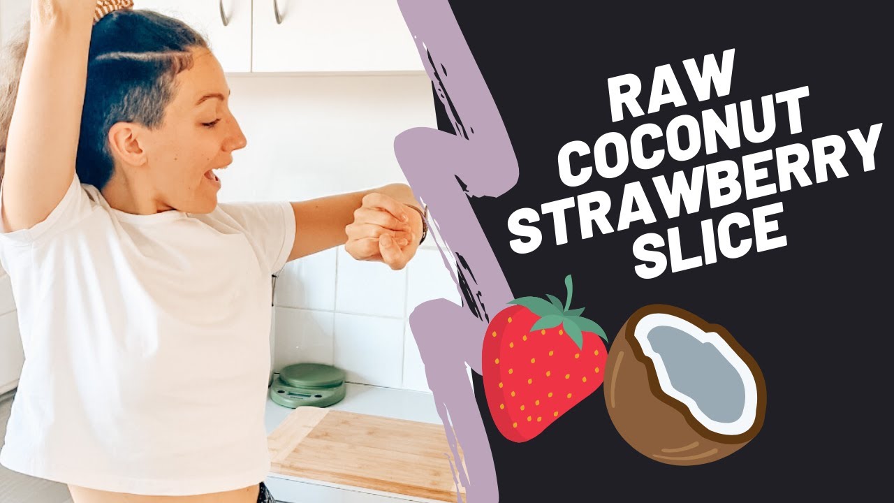 Coconut Strawberry Slice | MEAL PLANNING SNACKS