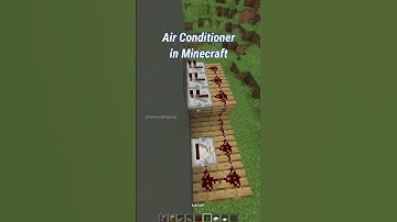 How to build an Air Conditioner in Minecraft #shorts #tutorial