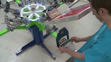 Hat Champ with platen for printing on Caps