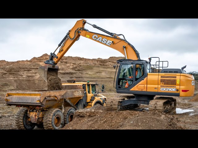New Case CX210E for Trefigin Quarries - YouTube