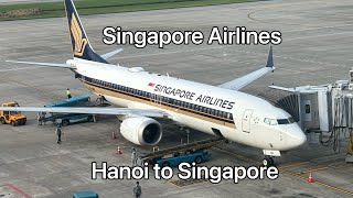 TRIPREPORT || Hanoi to Singapore || Singapore Airlines