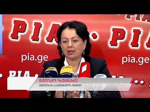 თბილისის საკრებულოს წევრის გულიკო ზუმბაძის პრესკონფერენცია