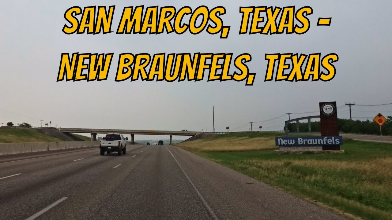 San Marcos, Texas to New Braunfels, Texas! Drive with me on a Texas