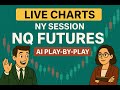NY Session: Nasdaq 100 Futures Live | AI-Powered Market Play-by-Play (10-22-25)