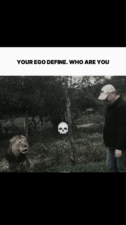 Your ego defines who you are! #trendingshorts #successmindset #motivational #ego #lion #focus #fyp