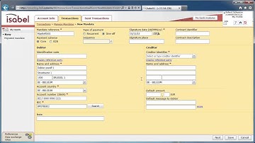 How to create mandates in Isabel 6