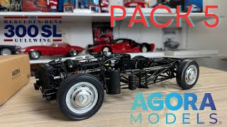PACK 5 MERCEDES 300 SL GULLWING  @AgoraModels