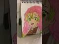 Drawing demon slayer characters🔥part 12 | Mitsuri kanroji | please subscribe #mitsuri#kny#anime#art