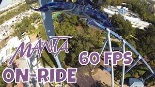 Manta On-ride Front Seat (HD POV) SeaWorld Orlando