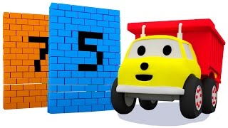 Crushing brick walls : learn numbers with Ethan the Dump Truck | Educational cartoon for children