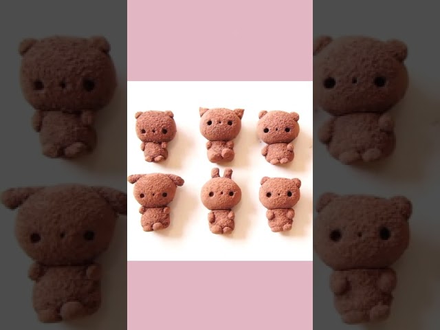 かわいい動物生チョコ♡生クリームなし♡ダイエットおやつ♡レシピ♡Kawaii healthy chocolate
