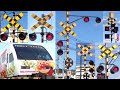 踏切 カンカン 特集 #28 | Railroad Crossing in Japan 北条鉄道 東急 名鉄 アンパンマン電車 など