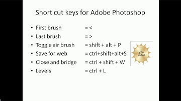 72 Most popular short cut keys of Adobe Photoshop