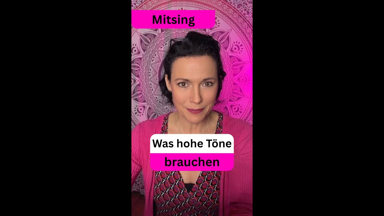 Drückst du bei hohen Tönen? #gesangsunterricht #stimmbildung #vocalcoaching