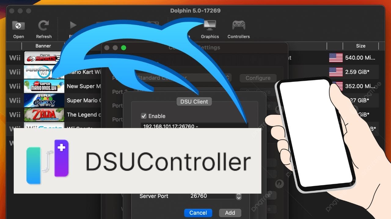 ¡¡¡Como convertir tu movil/celular en un Mando de Wii!!! (DSUController) 😱😱😱