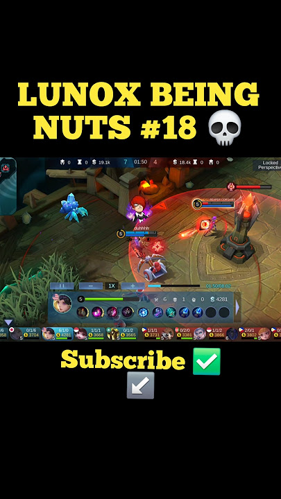 LUNOX BEING NUTS 18 💀💀💀 #shorts #ml #mobilelegends #mlbb #viral #trending