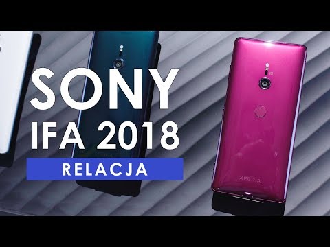 SONY IFA 2018 - Xperia XZ3, słuchawki WH-1000XM3