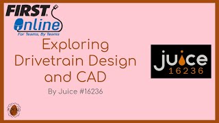 Exploring Drivetrain Design and CAD