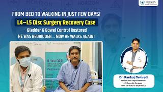 Paralysis Recovery Treatment in Raipur | Herniated Disc Treatment & Physiotherapy Success Story