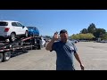 Hotshot car hauling, We met a Subscriber!!  Please Subscribe!