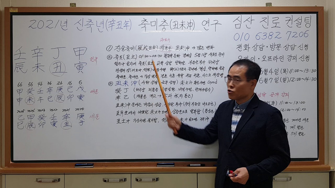 신축년(辛丑年)의 축미충(丑未沖) 연구