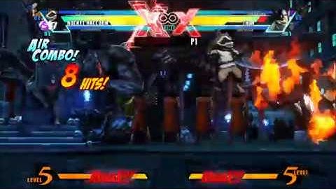 Ultimate MvC3 - Rocket Short Combos & Rocket Skates