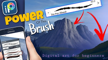 IBISPAINTX Tutorial For Beginners | Beautiful Realistic Landscape | Digital Art for beginners