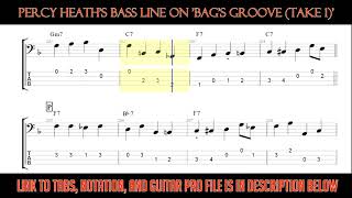 Video thumbnail of "Miles Davis - Bags Groove (Bass Line)"