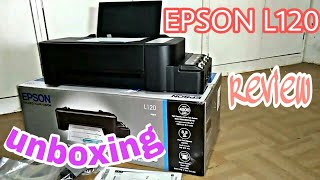 EPSON L120 INK TANK PRINTER UNBOXING   REVIEW/ A Working Mom/ Mommy Allen