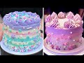 Fancy Rainbow Cake Decorating For Cake Lovers | Amazing Cake Decorating Recipe