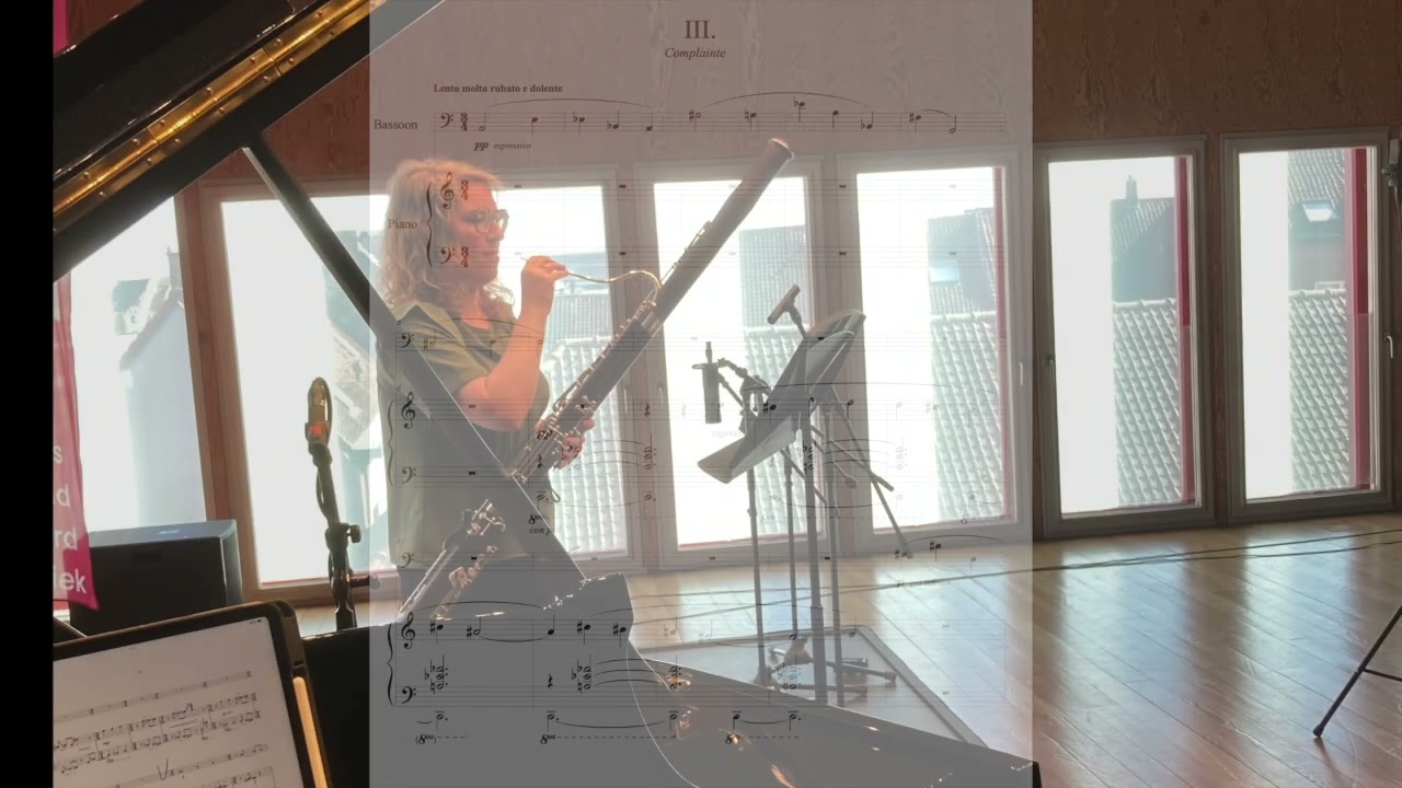 Sonata for Bassoon and Piano by Stéphane Vande Ginste