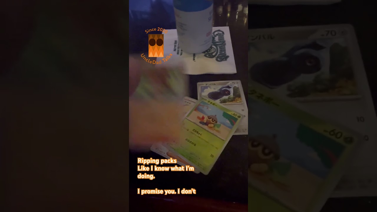 #ripping #pokemoncards but have no idea what I’m actually doing #parody #pokemontradingcards
