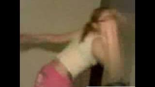 hot blonde teacher dancing on camera