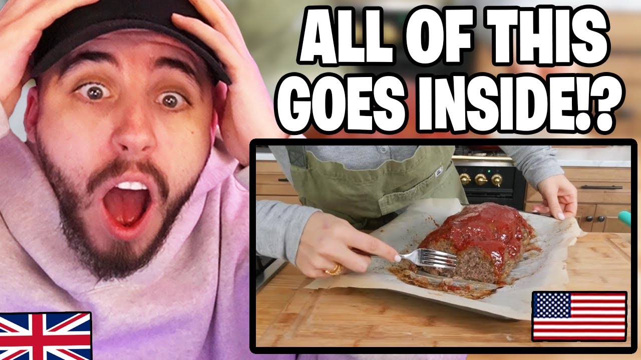 Brit Shocked At How American Meatloaf is Made!