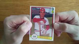 1982 Donruss Sixto Lezcano  - Card of the Date for June 4, 2020