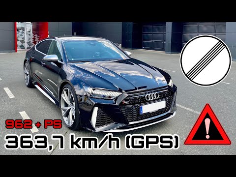 363,7 km/h (226 mph) | HGP Audi RS7 C8 | 962 PS | ???????????? World’s fastest Audi RS7?