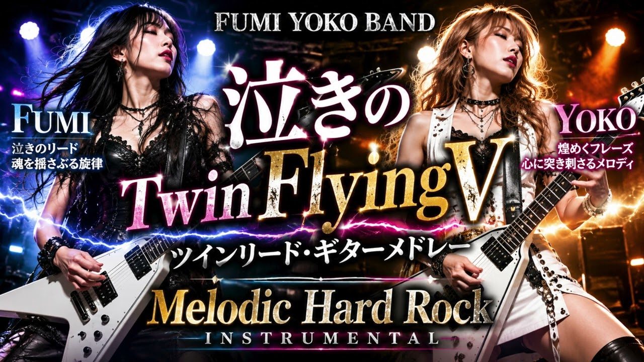 FUMI YOKO BAND｜泣きのFlying Vツインリード・ギターメドレー