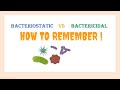 NAPLEX REVIEW BACTERIOSTATIC VS BACTERICIDAL MNEMONICS AND MEDICATIONS #easypharma #pharmacology