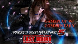 Dead or Alive 5 Last Round (PS4) Gameplay with Commentary!!