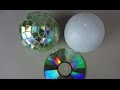 BOLAS DE DISCOTECA CON CD RECICLADOS