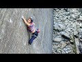 Climber's Gear Falls Out on Crux of Intense E9