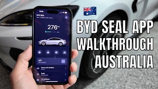 BYD Seal App Walkthrough | AC Preconditioning Settings Schedule Timer