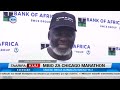 Wanariadha wa Kenya, Makocha na Marafiki Wajitokeza Kufuatilia Ushindi wa Amos Kipruto Chicago