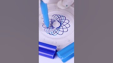 Satisfying Geometric shapes Simple Spirograph art #shorts #trending #viral