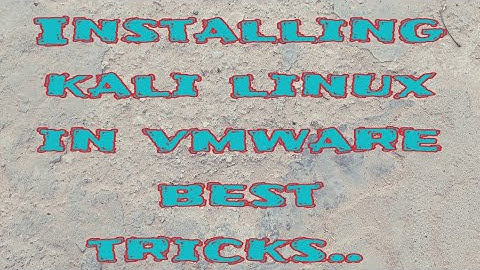 How to install letest kali linux 2019.4 on vmware & install vmware tools..jst see and watch.