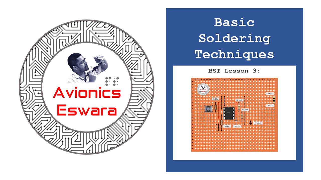 Basic Soldering. Lesson 3: Soldering Through-hole Component - YouTube