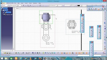 Catia V5-auxiliary view
