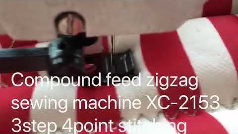 zigzag 3step 4point walling foot sewing machine